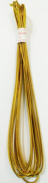 【在庫特価】 おしゃれゴム 細 金 3m 【KN】:特価 ゴム アクセサリー ゴールド ハンドメイド