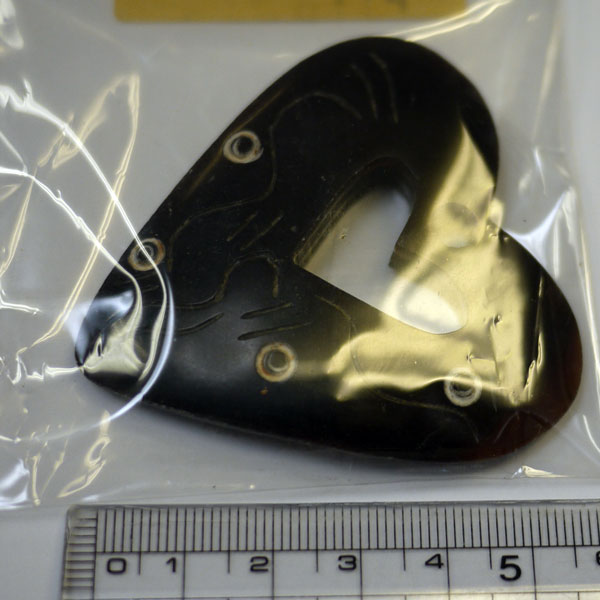 天然素材 貝の ペンダントヘッド P110 2J 【KN】ペンダントトップ 自然素材 ハート