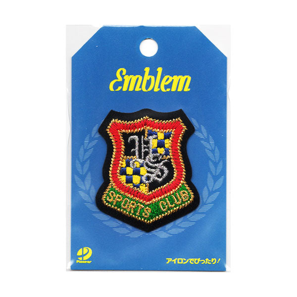 在庫限り ミニエンブレム 912-91033(アイロン接着)2F-B パイオニア 【KN】 SPORTS CLUB