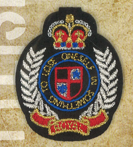 在庫処分 エンブレム 913-91047(アイロン接着) パイオニア 2F-B 【KN】 ROYAL 在庫限り ワッペン ロイヤル 入園 入学 リメイク