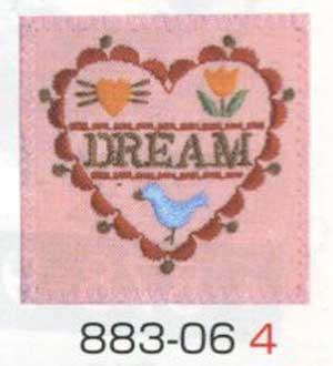 50%OFF!在庫限り ししゅうアップリケ 883-06 2F-B Jolie narque パンジー アイロン接着 【KN】 ワッペン