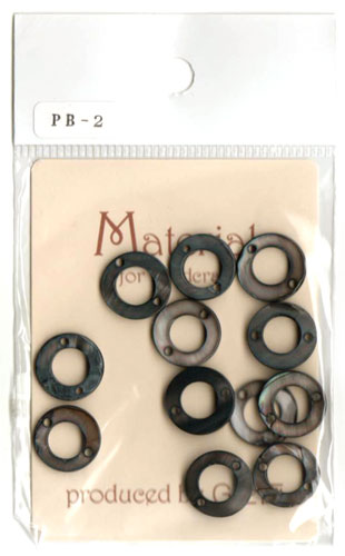 Material for handcraft ボタン PB-2 【KY】