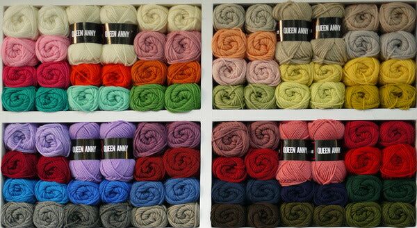 クイーンアニー 色B パピー 【KY】毛糸 編み物 並太