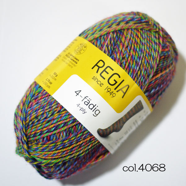 REGIA 4ply 4プライカラー【KN】3F Schaenmayr 毛糸 編み物 くつ下 ソックス sun