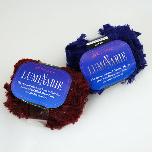 【処分品!!】 リッチモア ルミナリエ 4F 【KN】 毛糸 編み物 セーター ベスト マフラー 極太