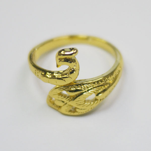 ヤーンガイド 初心者用あみものリング ピーコックゴールド 【KN】 毛糸ガイド ニットリング