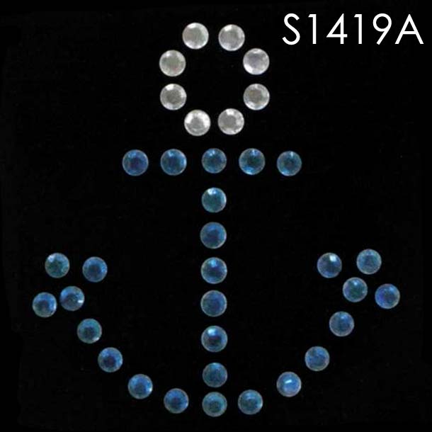 在庫限り クリスタルシート S イカリ  S1419A 2F-B 【KN】 手芸 リメイク 手作り マリン 海