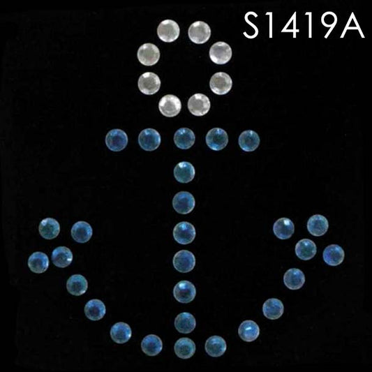 在庫限り クリスタルシート S イカリ  S1419A 2F-B 【KN】 手芸 リメイク 手作り マリン 海