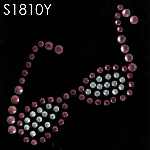 在庫限り クリスタルシート S めがね  S1810Y 2F-B 【KN】 リメイク 手芸 グラス 眼鏡