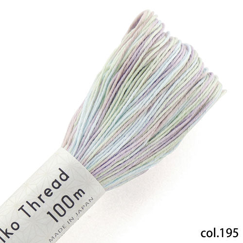 刺し子糸 Sashiko Thread 100m カラフル オリムパス 【KY】  大かせ 大巻 刺し子 さしこ 刺しゅう糸