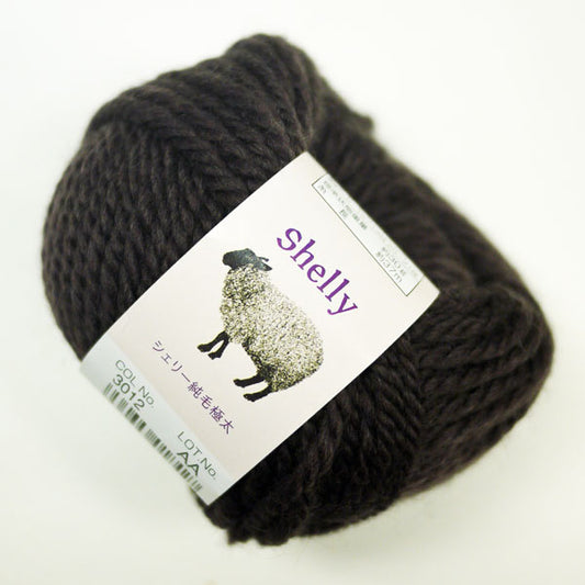 シェリー 純毛 極太 元廣 【KN】: 毛糸 極太 中国製 編み物