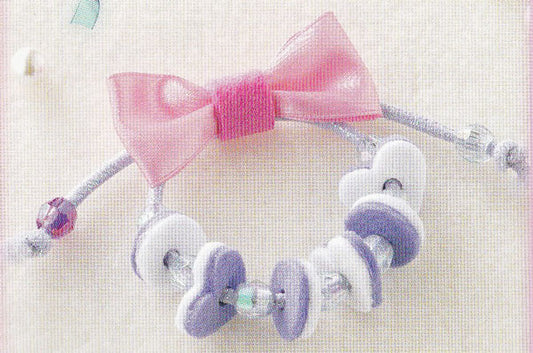 キット フェルトビーズのブレスレット コットンキャンディ KSK-10【KN】2J サンフェルト 子供手芸キット