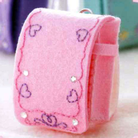 在庫限り フェルト で作る ミニミニ ランドセル MMR-1 ピンク サンフェルト【KY】チャーム キット