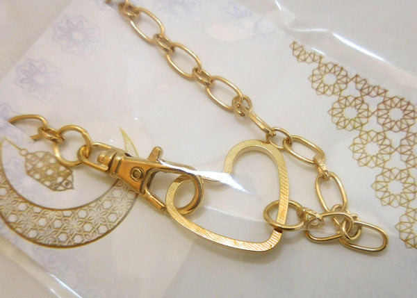 バッグチャーム ドールチャームB/G PH-61G ゴールド サンオリーブ 【KY】 長さ約15cm キーホルダー 金具 チャームドール