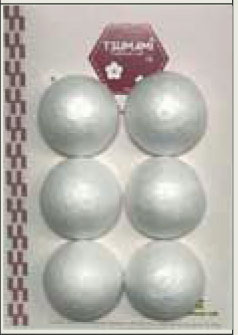 つまみ細工用 半円スチロール TP-19  35mm 6個入 SO 【KN】 つまみ 細工