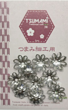 在庫限り 座金B シルバー 10個入 13mm TP-27 【KN】2J SO つまみ細工用パーツ つまみ 細工