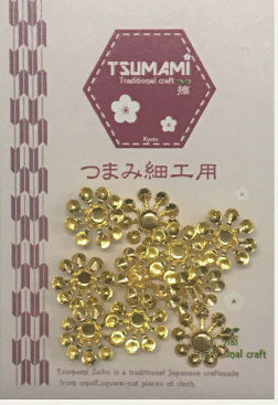 在庫限り 座金C ゴールド 10個入 13mm TP-30【KN】2J SO つまみ細工用パーツ つまみ 細工