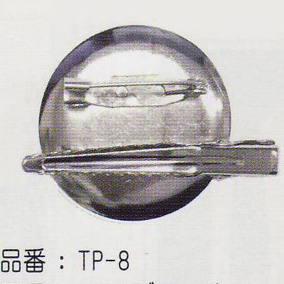 2way ブローチ台 シルバー TP-8  35mm 1個入 SO 【KY】: つまみ細工 手芸