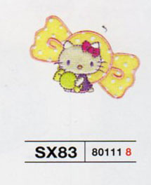 ハローキティ アップリケ サンリオ パイオニアコレクション sx83 【KY】