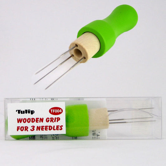 処分品 フェルト針 3本用グリップ TF-004 チューリップ 2J 【KN】 フェルト フエルト 手芸