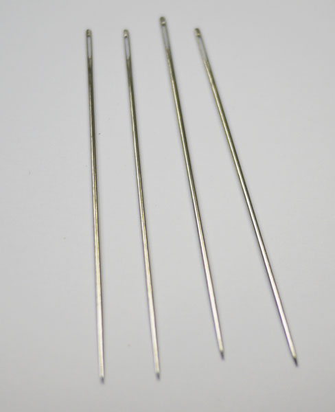 バリオンステッチ針 アソート 細番手 THN-109 チューリップ 【KY】 刺しゅう とじ針 0.94×51.5mm、0.84×51.5mm 各2本 4本入