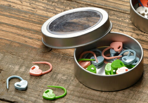 段かぞえマーカーセット ハートミックス AC-033 チューリップ 【KY】 amicolle 段数マーカー 段数リング 編み物