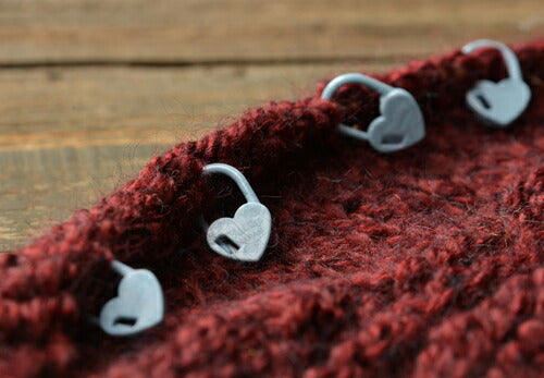 段かぞえマーカーセット ハートミックス AC-033 チューリップ 【KY】 amicolle 段数マーカー 段数リング 編み物