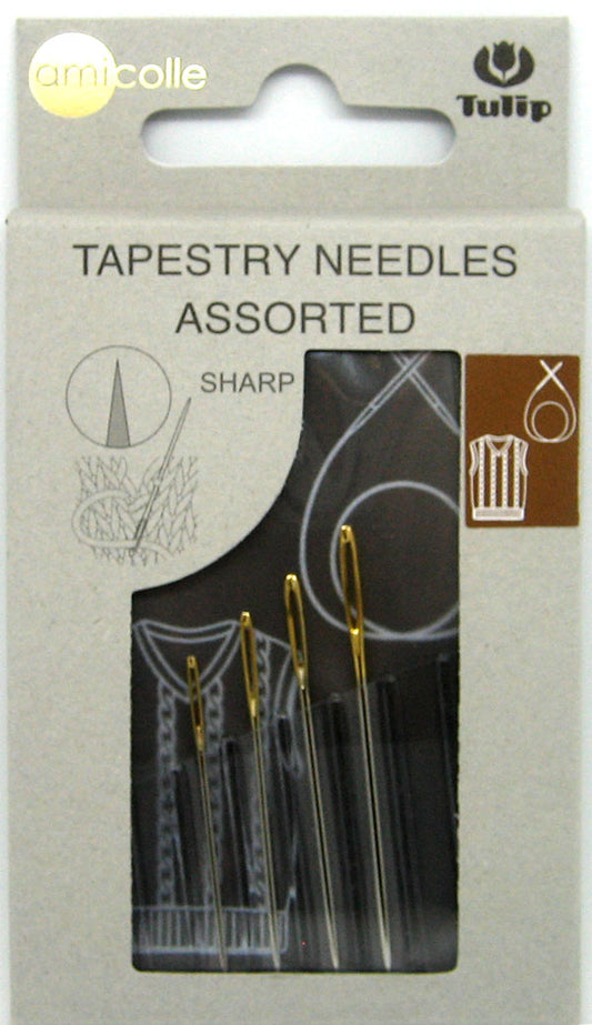毛糸とじ針 アソートセット(シャープ)  AC-064 チューリップ 【KY】 amicolle アミコレ