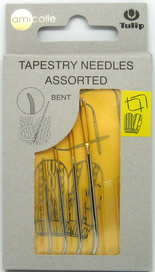 毛糸とじ針 アソートセット(先曲がり)  AC-065 チューリップ 【KY】 amicolle アミコレ