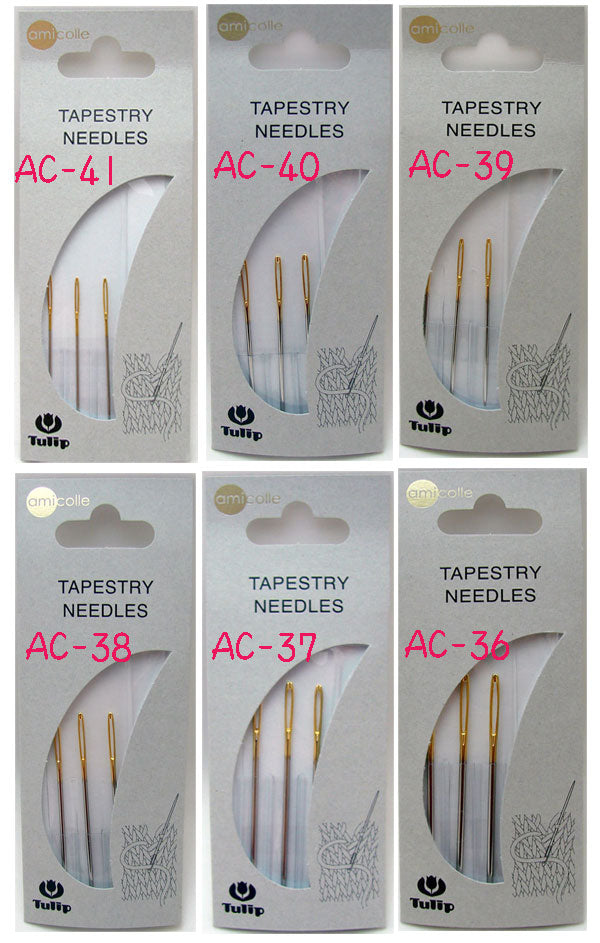 毛糸とじ針 No.12~No.20  チューリップ amicolle アミコレ 【KY】