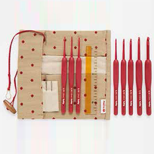 かぎ針セット エティモレッド TED-001 チューリップ 【KN】 Tulip ETIMO Red 編み物 編み針セット クッショングリップ amazon