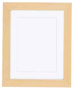 額縁 W-25 白木 (N) オリムパス 【KY】 木製 フレーム 額 外径28.3cm×23.2cm