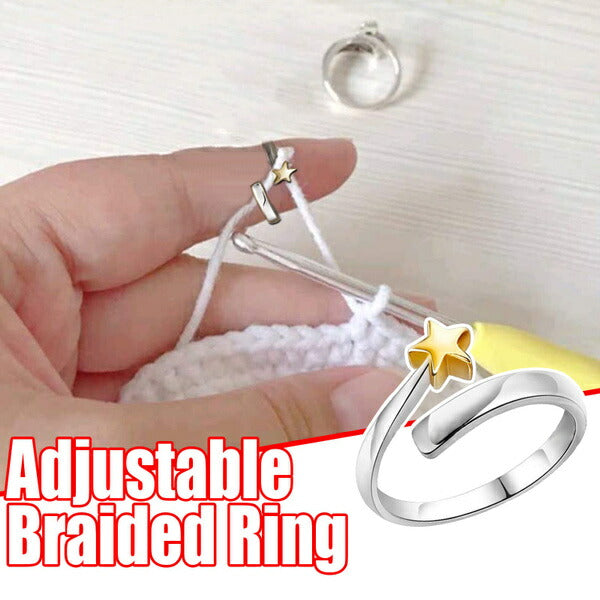 ヤーンガイド 初心者用編み物リング スター 【KN】 毛糸ガイド ニットリング