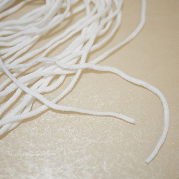 ソフト丸ゴム 2mm 5m巻 マスク用 yoso 【KN】 手づくりマスク用 マスクゴム 丸ゴム