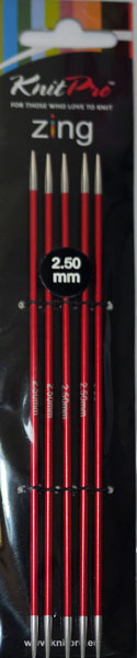 ニットプロ ZING ジング 5本針 15cm 2.50mm 47003 棒針 編み物 【KN】 編み物 手あみ