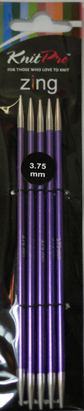 ニットプロ ZING ジング 5本針 15cm 3.75mm 47008 棒針 編み物 【KN】 編み物 手あみ