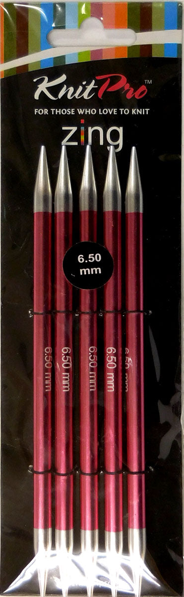 ニットプロ ZING ジング 5本針 15cm 6.50mm 47014 棒針 編み物 【KN】 編み物 手あみ