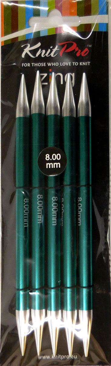 ニットプロ ZING ジング 5本針 15cm 8.00mm 47016 棒針 編み物 【KN】 編み物 手あみ