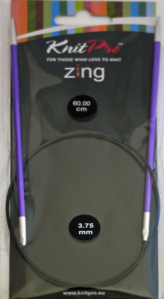 ニットプロ ZING 60cm輪針 3.75mm 47098【KN】編み物 輪針 編み針