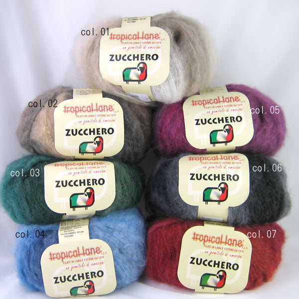 ズッケロ ZUCCHERO 150g巻 元廣 【KY】 スキー毛糸 毛糸 編み物 超 極太 モヘヤ モヘア イタリア製