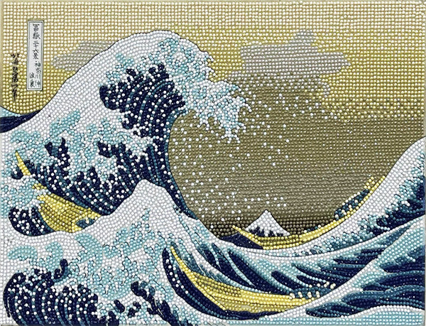ダイヤモンドフィックス 浮世絵コレクション 富岳三十六景 神奈川沖浪裏 10-4847【KN】ビーズ絵キット ダイヤモンドアート