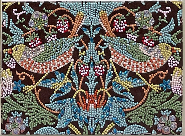 ダイヤモンドフィックス 名画コレクション いちご泥棒 10-4991【KN】ビーズ絵キット ダイヤモンドアート