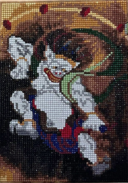 ダイヤモンドフィックス 浮世絵コレクション 雷神 10-5563【KN】ビーズ絵キット ダイヤモンドアート