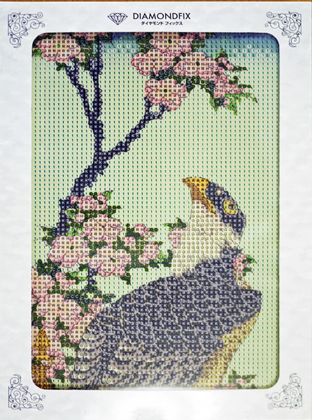 ダイヤモンドフィックス 浮世絵コレクション 桜に鷹 10-5566【KN】ビーズ絵キット ダイヤモンドアート