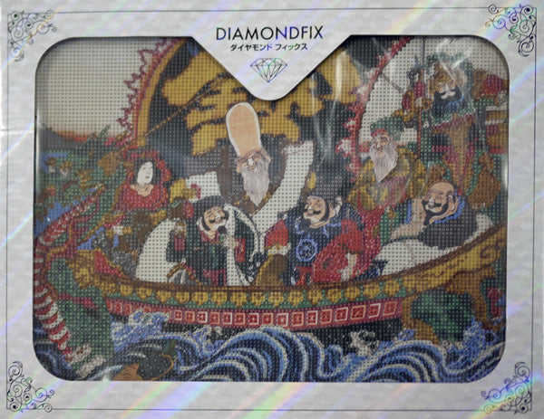 ダイヤモンドフィックス 浮世絵コレクション 宝船 10-5569【KN】ビーズ絵キット ダイヤモンドアート