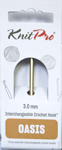 ニットプロ オアシス交換可能なかぎ針編み針先 3.00mm 30963 【KN】編み物 かぎ針 手編み