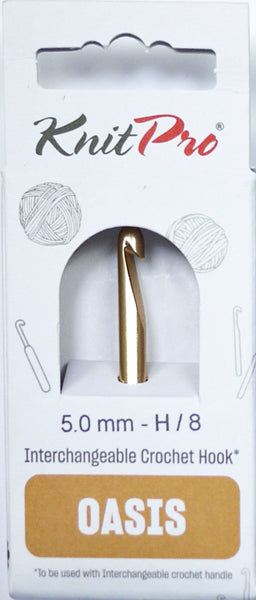 ニットプロ オアシス交換可能なかぎ針編み針先 5.00mm 30967 【KN】編み物 かぎ針 手編み