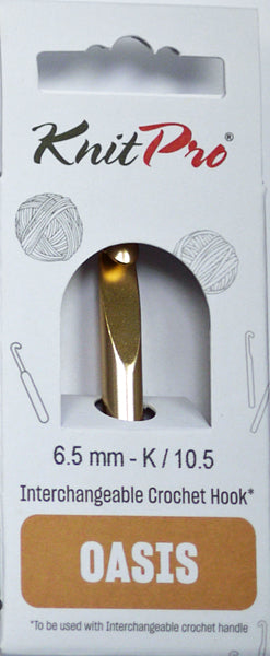 ニットプロ オアシス交換可能なかぎ針編み針先 6.50mm 30970 【KN】編み物 かぎ針 手編み