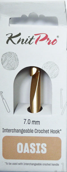 ニットプロ オアシス交換可能なかぎ針編み針先 7.00mm 30971 【KN】編み物 かぎ針 手編み