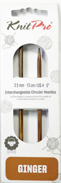 ニットプロ ginger 付け替え式 輪針 針先 3.50mm（5号-0.1mm） 31203 【KN】 編み物 手あみ